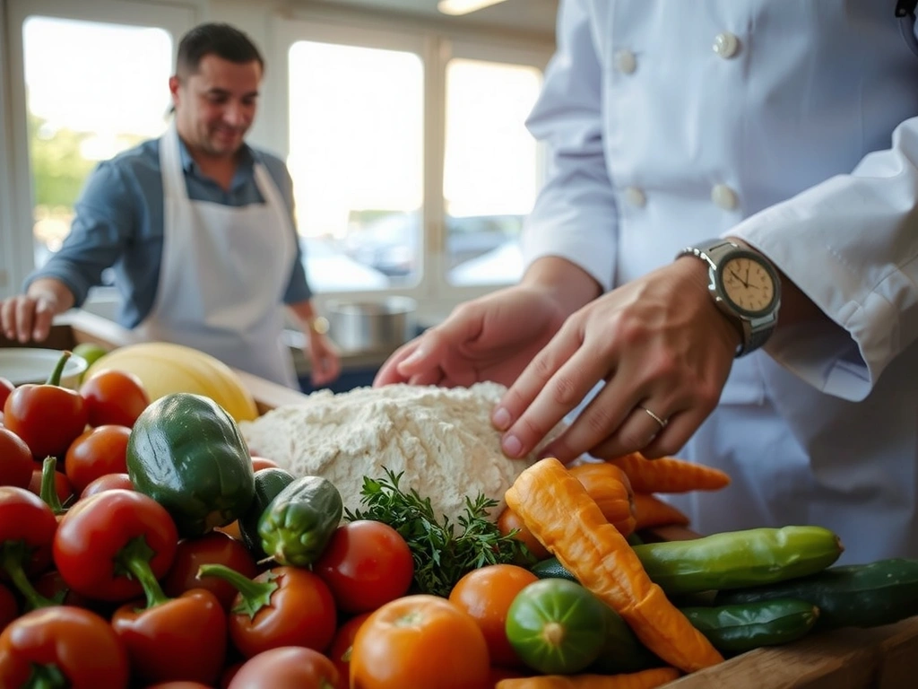 Sourcing local ingredients